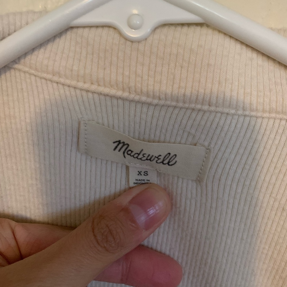 Madewell collared cardigan